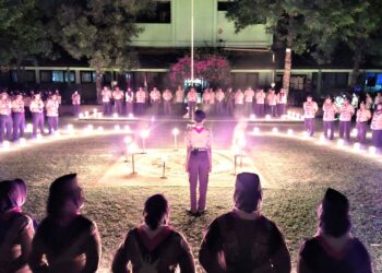 Ratusan Anggota Pramuka Ikuti Renungan Ulang Janji