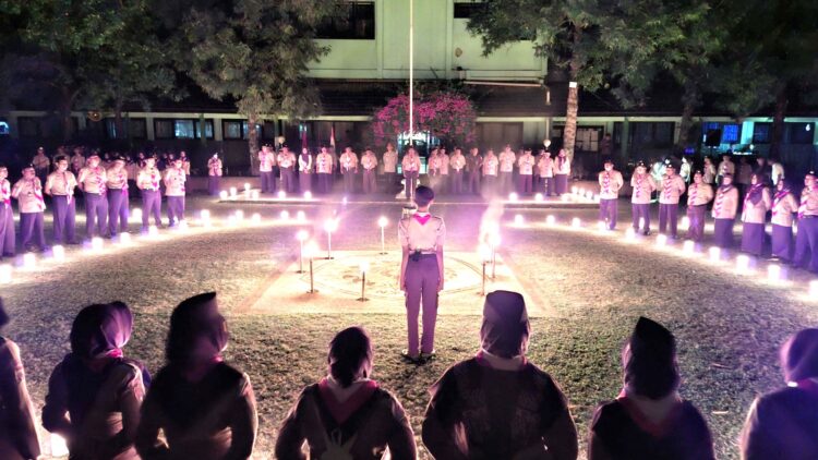 Ratusan Anggota Pramuka Ikuti Renungan Ulang Janji