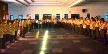Khidmat, Malam Ulang Janji Hari Pramuka ke-63 Tingkat Daerah Kwarda DIY Momen Refleksi Diri
