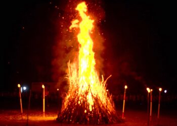 Malam Api Unggun Meriahkan LKP3 Kabupaten Sigi