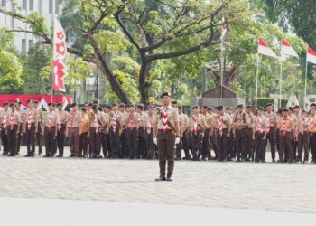 Kwartir Daerah Gerakan Pramuka Kalimantan Barat Laksanakan Upacara Hari Pramuka Ke-63 Tahun 2024