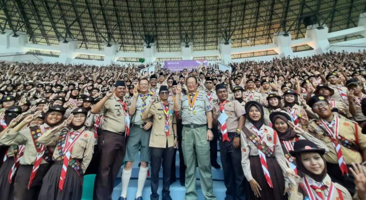 ATAS Indonesia Inagurasikan Ribuan Pramuka Garuda di Bogor