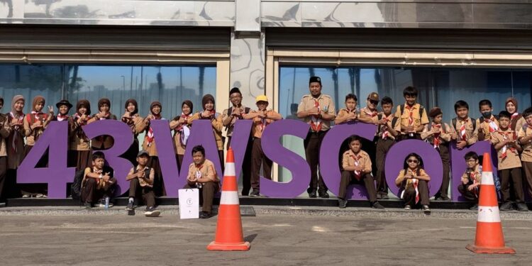 Pramuka Diaspora Indonesia Hadiri Pameran Kepanduan Dunia di Kairo