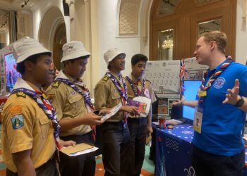Pramuka Diaspora Indonesia Hadiri Pameran Kepanduan Dunia di Kairo