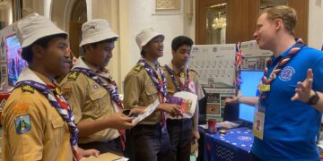Pramuka Diaspora Indonesia Hadiri Pameran Kepanduan Dunia di Kairo