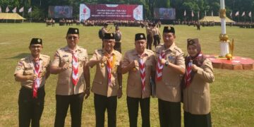 Ketua Kwarda Sumatera Utara Hadiri Apel Besar Hari Pramuka ke-63 Tahun 2024 Di Jakarta