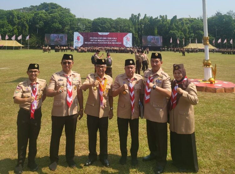 Ketua Kwarda Sumatera Utara Hadiri Apel Besar Hari Pramuka ke-63 Tahun 2024 Di Jakarta