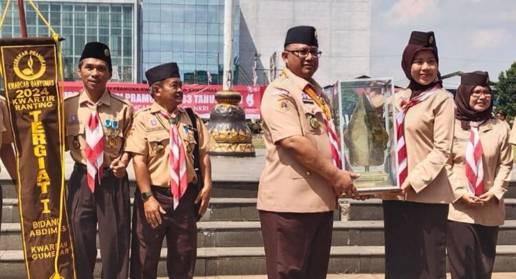 Gumelar Menjadi Kwarran Tergiat di Kwarcab Banyumas Tahun 2024