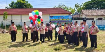 Kwartir Ranting Tanggungharjo Gelar Jambore Pramuka Ke V