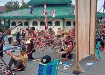 Pramuka Sekolah Tinggi Agama Islam (STAI) Rasyidiyah Khalidiyah (Rakha) Amuntai Menyelenggarakan Enforcement Scout Competition (ESC)