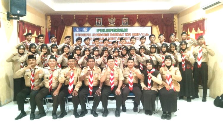 Kwarcab Grobogan Berangkatkan Kontingen Jambore Daerah SMP MTS