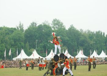Suatu Kehormatan bagi SMKKN Kadipaten Tampil Marching Band pada Pembukaan Pertikawan Nasional 2024