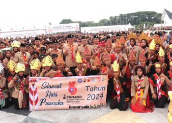 Kwarda Sumut Peringati Hari Pramuka, Pj Gubernur Ajak Gelorakan Semangat Bela Negara dan Nasionalisme