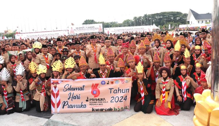 Kwarda Sumut Peringati Hari Pramuka, Pj Gubernur Ajak Gelorakan Semangat Bela Negara dan Nasionalisme