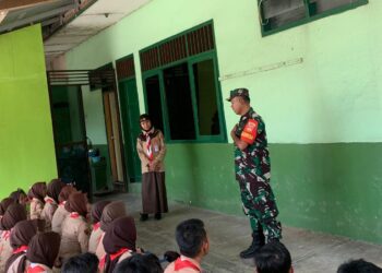 Puluhan Pramuka Penegak Berkumpul Di Koramil 15/Gubug, Mengapa?