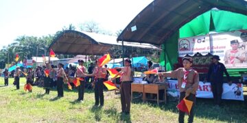 Jumpa Penggalang dan Kemah Apel Besar Hari Pramuka ke 63 Tingkat Kwartir Ranting Karossa