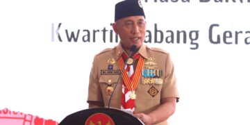 Ketua Kwarda Jatim Lantik Walikota dan Wakil Wali Kota Surabaya Sebagai Kamabicab dan Ketua Kwarcab Gerakan Pramuka