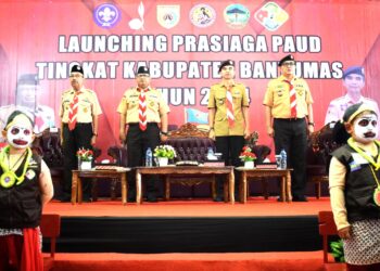 Pertama di Jateng, Kwarcab Banyumas Launching Pramuka Pra Siaga