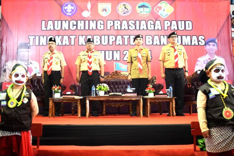 Pertama di Jateng, Kwarcab Banyumas Launching Pramuka Pra Siaga