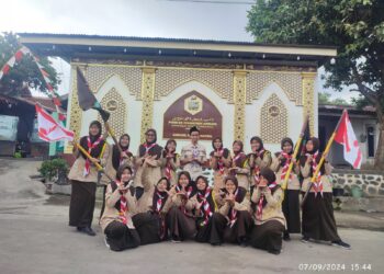 MA El Qosimi Gelar Penerimaan Tamu Ambalan