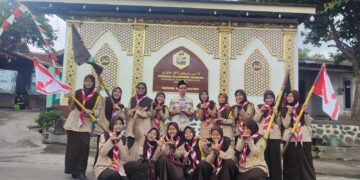 MA El Qosimi Gelar Penerimaan Tamu Ambalan