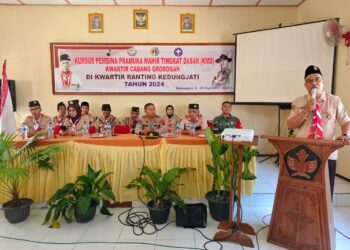 Buka Pendidikan Pembina Pramuka, Ketua Kwarcab Grobogan Pesankan Kemandirian