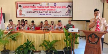 Buka Pendidikan Pembina Pramuka, Ketua Kwarcab Grobogan Pesankan Kemandirian