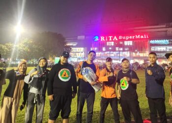 Seusai Nobar Timnas vs Australia, Pramuka Peduli Banyumas Langsung Beraksi