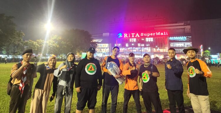 Seusai Nobar Timnas vs Australia, Pramuka Peduli Banyumas Langsung Beraksi