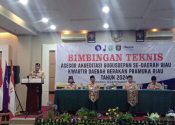 Bimtek Asesor Akreditasi Gudep resmi di Buka, Gugusdepan merupakan Ujung Tombak Pembinaan dan Pengembangan Gerakan Pramuka.