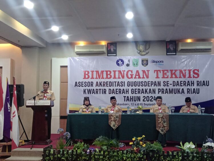 Bimtek Asesor Akreditasi Gudep resmi di Buka, Gugusdepan merupakan Ujung Tombak Pembinaan dan Pengembangan Gerakan Pramuka.
