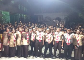 MTS Nuril Huda Tarub Tawangharjo Rayakan Maulud Nabi Dengan Berkemah