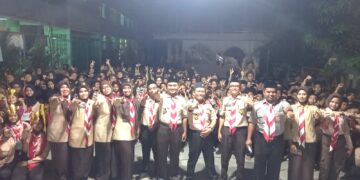 MTS Nuril Huda Tarub Tawangharjo Rayakan Maulud Nabi Dengan Berkemah