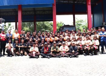 Saka Kwarcab Banyumas Gelar Latgab Damkar