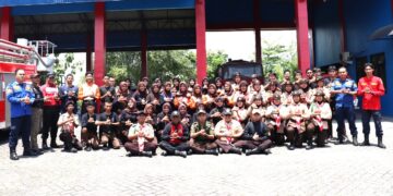 Saka Kwarcab Banyumas Gelar Latgab Damkar