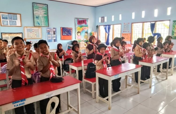 Antusias Pramuka Penggalang SD Inpres 3/77 Masago Menyelami  SKU dan TKU