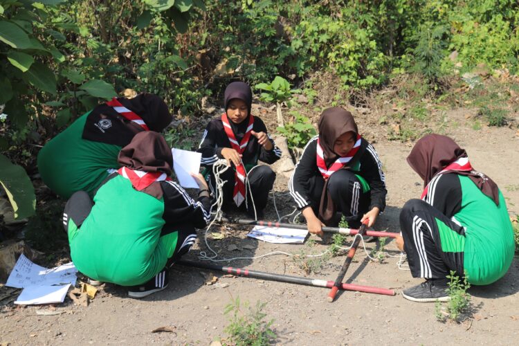 Pramuka MAN 4 Kediri Gelar Gladi Tangguh, Cetak Generasi Muda Berkarakter