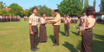 Gudep SMPN 3 Karanganyar Gelar Perjusa