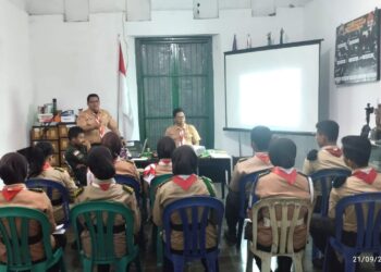 Saka Wira Kartika Kodim 0701/BMS Gelar Diklat Dewan Saka