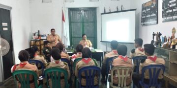 Saka Wira Kartika Kodim 0701/BMS Gelar Diklat Dewan Saka