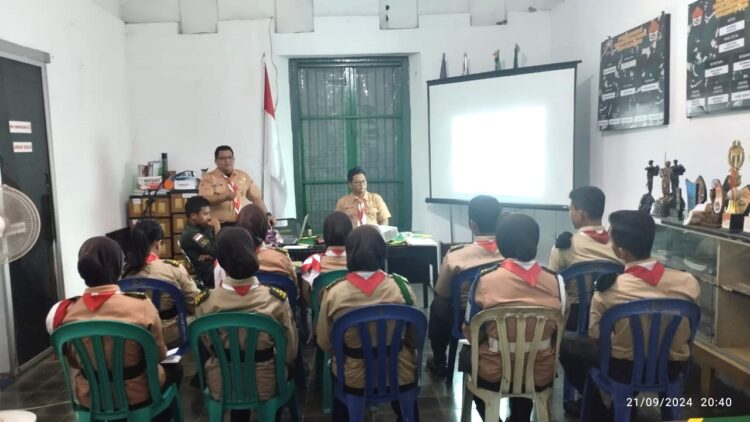 Saka Wira Kartika Kodim 0701/BMS Gelar Diklat Dewan Saka