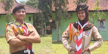 SAH. Kak Revan Dan Kak Evel Jabat Pradana SMA Negeri 1 Rembang