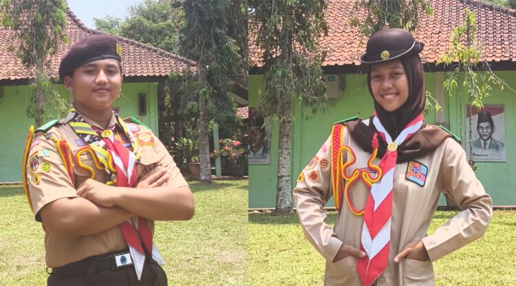 SAH. Kak Revan Dan Kak Evel Jabat Pradana SMA Negeri 1 Rembang