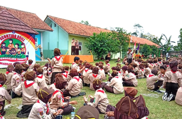 Schoutingskill Siaga Ceria Kwarran Ajibarang Latih Tunas Muda Menjadi Pramuka Tangguh