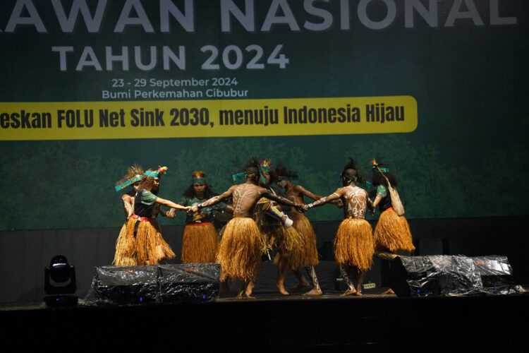 Konda Papua Tampilkan Tarian Persembahan Khas Timur pada Pertikawan Nasional 2024
