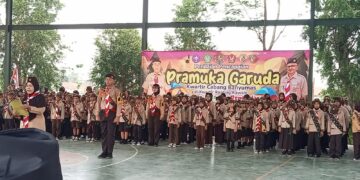 Tahun 2024 Kwarran Rawalo Targetkan 500 Pramuka Garuda