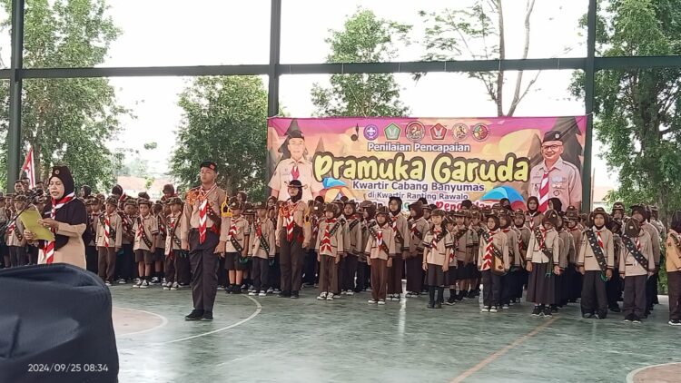 Tahun 2024 Kwarran Rawalo Targetkan 500 Pramuka Garuda