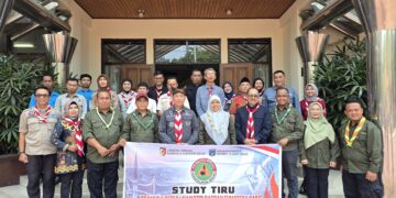 Ketua Kwarda Jatim Terima Langsung Kunjungan Kwarda Sumbar, Studi Tiru Abdimasgana