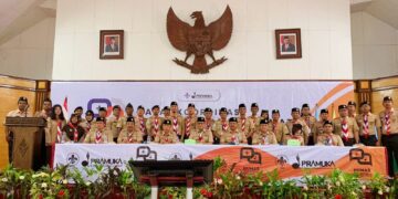 Ketua Kwarnas Buka Acara Rakor Kehumasan dan Informatika Tingkat Nasional, Pramuka Jatim Peroleh Penghargaan APR Scout Photo Contest