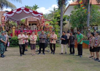 Pangkalan SMA N 1 Sukawati Sukses Gelar PRAJAS SKC XI